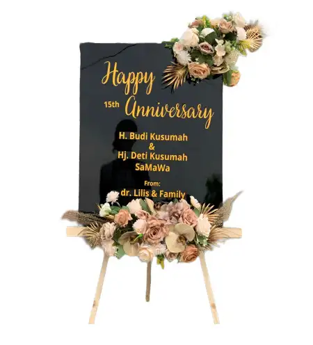 Papan Bunga Akrilik Banding